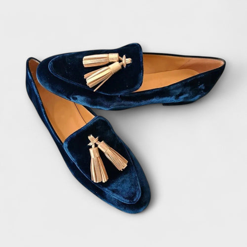 Quinnlyn | Vintage loafers με φούντες